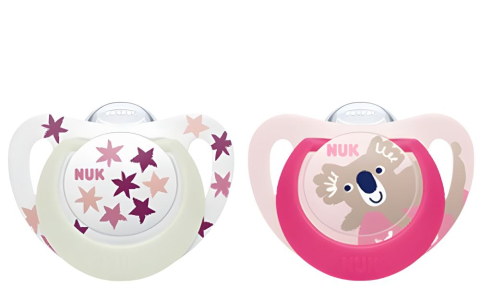 Suzeta Nuk Star Day & Night Silicon M3 18-36 luni, Set 2 bucati, Koala [1]