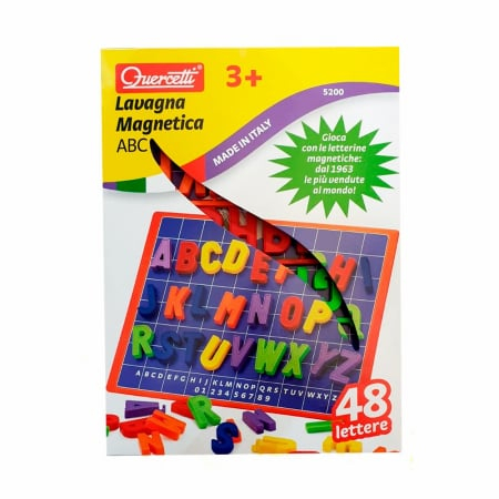 JUCARII & JOCURI - Tabla Magnetica Quercetti Litere Mari Basic