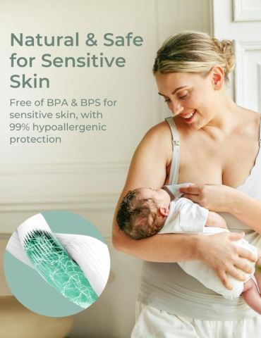 Tampoane de alaptare din bambus Momcozy biodegradabile 80 buc [4]