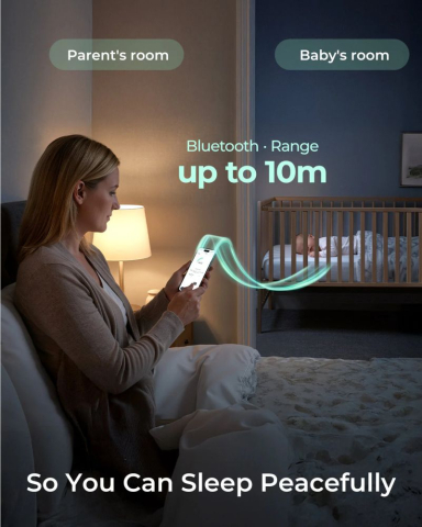 Termometru smart pentru bebelusi Momcozy T31 cu aplicatie [10]