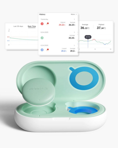 Termometru smart pentru bebelusi Momcozy T31 cu aplicatie [1]