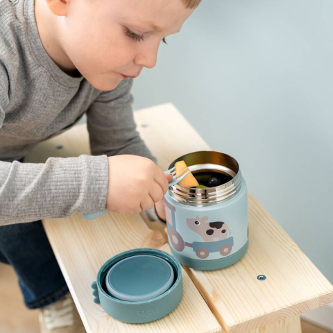 Termos alimente Done by Deer Tiny Farm Blue 300ml [5]