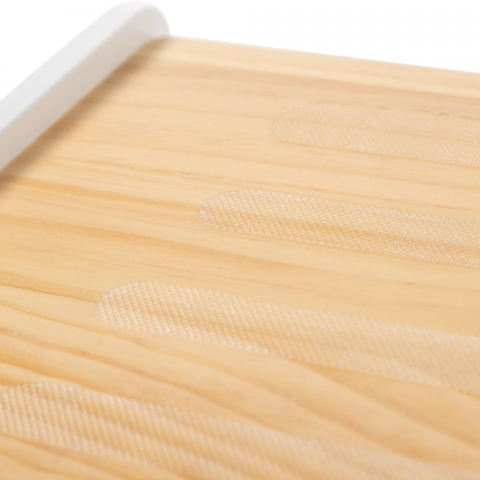 Treapta inaltator Childhome 35x23x18 cm Lemn Natural/Alb [3]