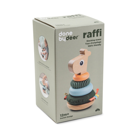Turn de stivuire din lemn Done by Deer Raffi Multicolor [8]