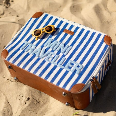 Valiza pentru copii Childhome Mini Traveller Albastru/Alb [4]