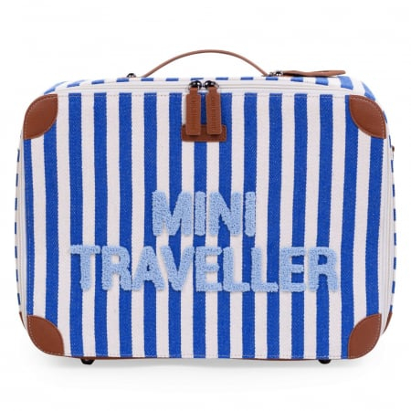 Valize copii | Calatorie - Valiza pentru copii Childhome Mini Traveller Albastru Alb