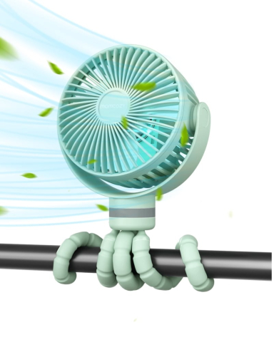 Momcozy - Ventilator portabil pentru carucior Momcozy Green
