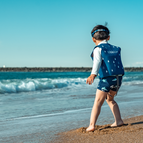 Vesta de inot evolutiva 3–6 ani bblüv Näj 2.0 Navy [2]