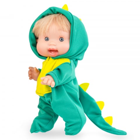 Jucarii si Jocuri - Papusa Marina & Pau Nenote Halloween 26 cm Dinozaur