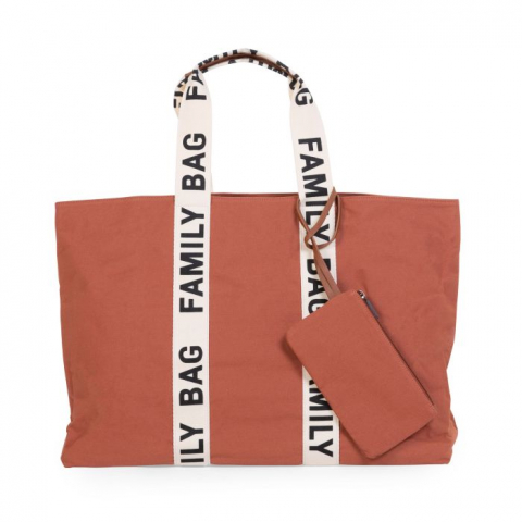 Transport si Relaxare - Geanta Childhome Family Bag Signature Ruginiu