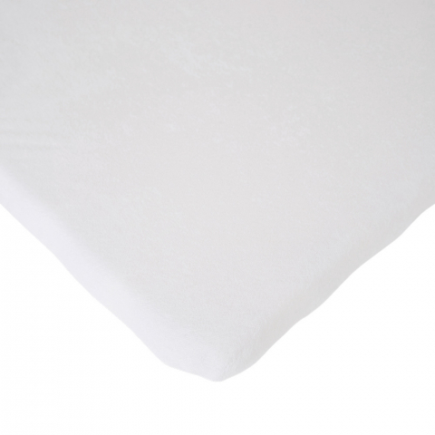 Mobilier si Lenjerie - Cearsaf saltea 75x95 cm Childhome, Tricot Alb
