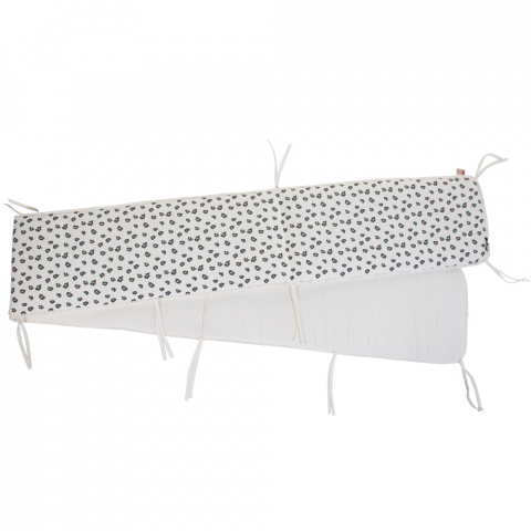 Mobilier si Lenjerie - Protectie patut Childhome 35x340 cm Jerse, Leopard