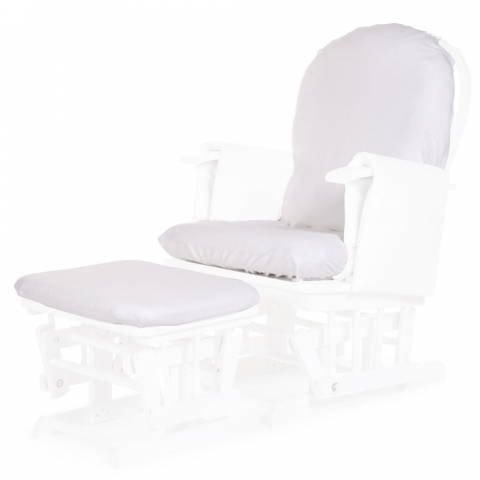 Mobilier si Lenjerie - Husa Fotoliu balansoar pentru alaptat Childhome Alb