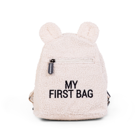 Transport si Relaxare - Rucsac pentru copii Childhome My First Bag Teddy Ecru