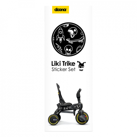 Jucarii si Jocuri - Set Stickere Liki Trike B&W Cool Sketch
