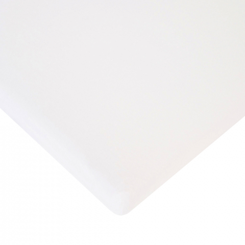 Mobilier si Lenjerie - Cearsaf saltea 50x90 cm Childhome, Bumbac Organic Alb