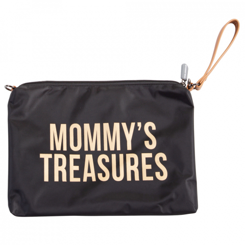Transport si Relaxare - Poseta Childhome Mommy Clutch 33x23 cm Negru