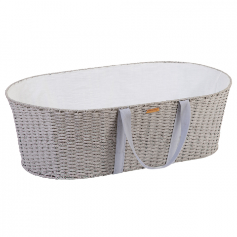 Mobilier si Lenjerie - Cos bebe Childhome Moise cu saltea, Gri