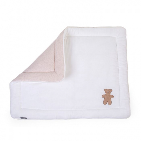 Mobilier si Lenjerie - Salteluta de joaca Childhome 75x95 cm, Jerse/Muselina Tedy