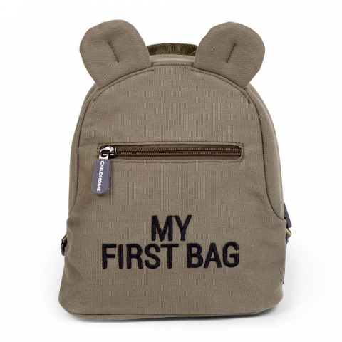 Transport si Relaxare - Rucsac pentru copii Childhome My First Bag Kaki