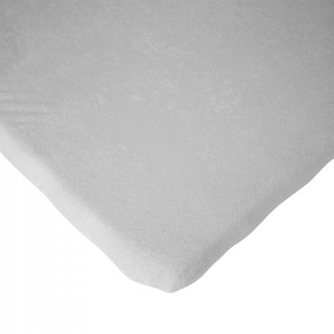 Mobilier si Lenjerie - Cearsaf saltea 75x95 cm Childhome, Tricot Gri