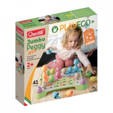 Jucarii si Jocuri - Quercetti Jumbo Peggy Evo Primul Mozaic Eco+
