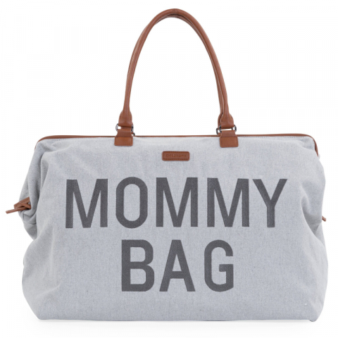 Transport si Relaxare - Geanta de infasat Childhome Mommy Bag Panza Oxford Gri