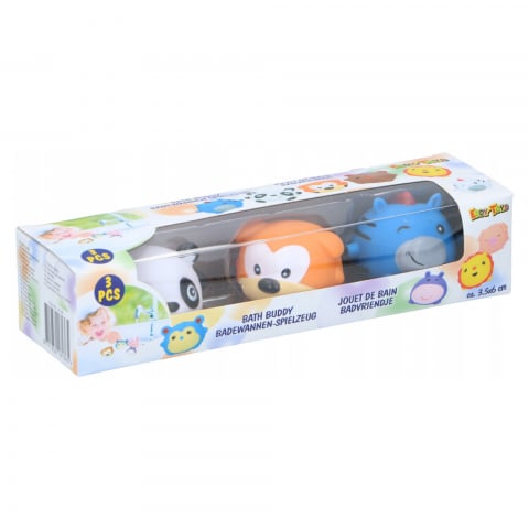 Jucarii si Jocuri - Set 3 jucarii de baie Eddy Toys, Panda, Catel, Zebra