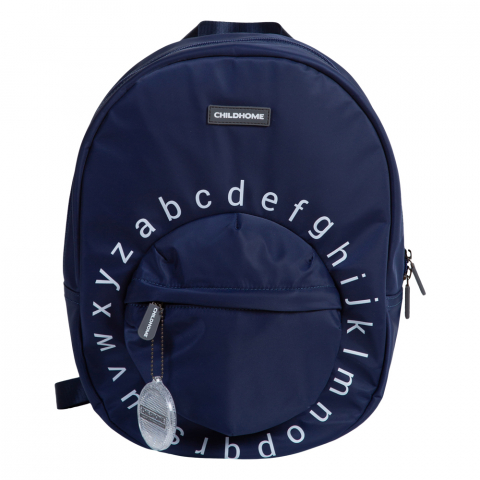 Transport si Relaxare - Ghiozdan Childhome ABC 29x12x38 cm Bleumarin