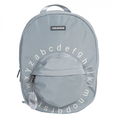 Transport si Relaxare - Ghiozdan Childhome ABC 29x12x38 cm Gri