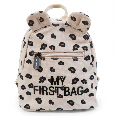Transport si Relaxare - Rucsac pentru copii Childhome My First Bag Leopard