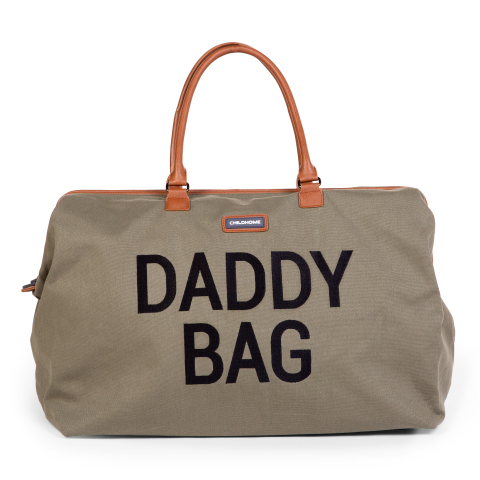 Transport si Relaxare - Geanta de infasat Childhome Daddy Bag Kaki