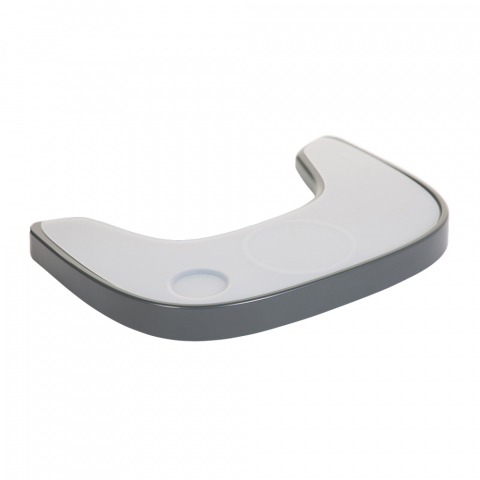 Mobilier si Lenjerie - Tavita scaun de masa Childhome Evolu + Protectie din silicon, Antracit