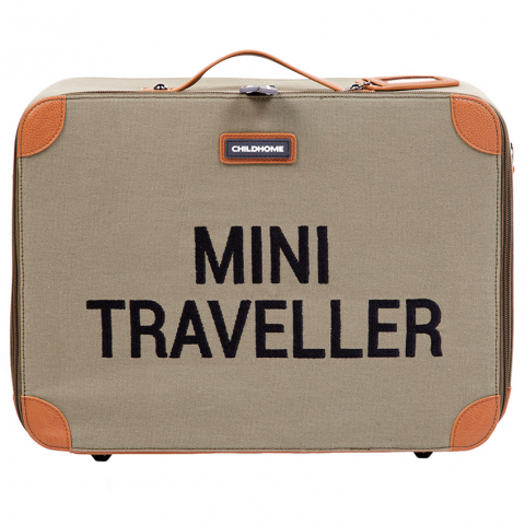 Transport si Relaxare - Valiza pentru copii Childhome Mini Traveller Kaki