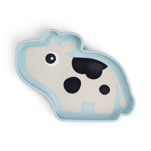 Alaptare si Hranire - Bol silicon Stick&Stay Done by Deer Dotti Blue