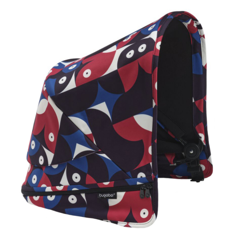 Transport si Relaxare - Capotina carucior Bugaboo Donkey 5 Animal Explorer Red/Blue