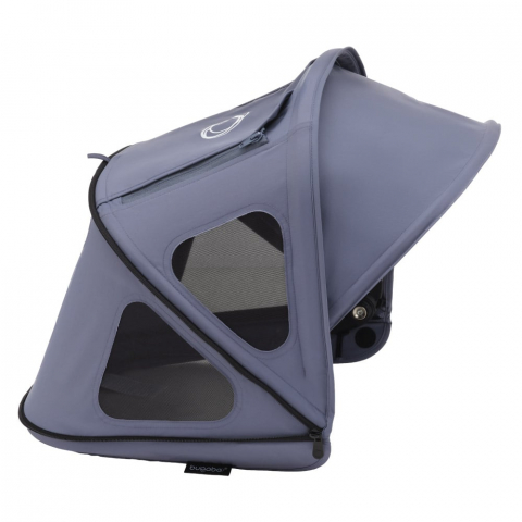Transport si Relaxare - Capotina cu extensie plasa insecte Bugaboo Dragonfly Seaside Blue