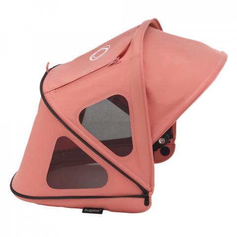 Transport si Relaxare - Capotina cu extensie plasa insecte Bugaboo Dragonfly Sunrise Red