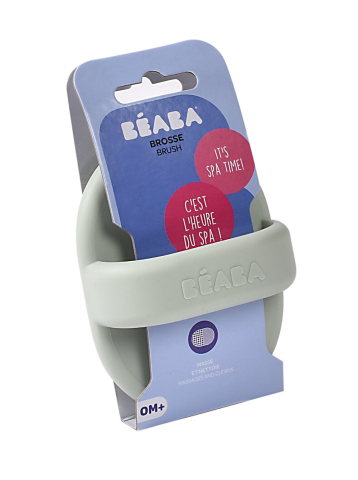 Pentru Mama - Perie de imbaiat din silicon Beaba Misty Green