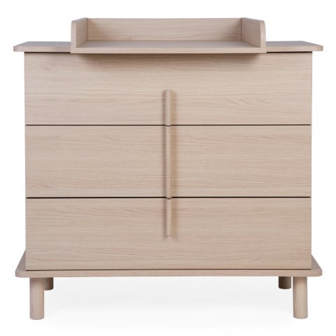 Mobilier si Lenjerie - Comoda Childhome Nordica Natural 85 x 50 x 95 cm cu masa de infasat