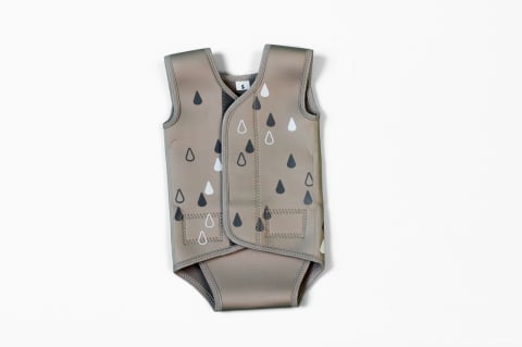 Jucarii si Jocuri - Costum din neopren pentru bebelusi (0-6 luni) bblüv Wräp 2.0 Sand