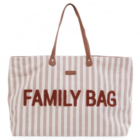 Transport si Relaxare - Geanta Childhome Family Bag Nude/Alb