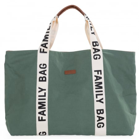 Transport si Relaxare - Geanta Childhome Family Bag Signature Verde