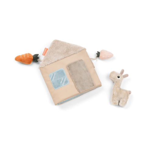 Jucarii si Jocuri - Jucarie senzoriala carticica de plus casa lui Lalee Done by Deer Lalee Sand