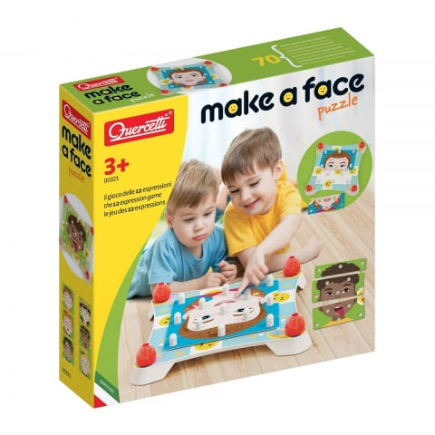 Jucarii si Jocuri - Puzzle Quercetti Make a Face