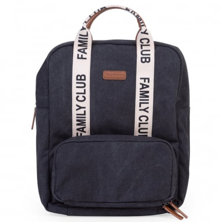Transport si Relaxare - Rucsac de infasat Childhome Family Club Signature Negru