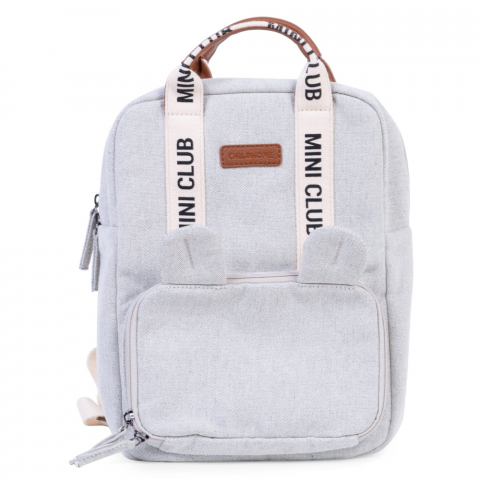 Transport si Relaxare - Rucsac pentru copii Childhome Mini Club Signature Alb