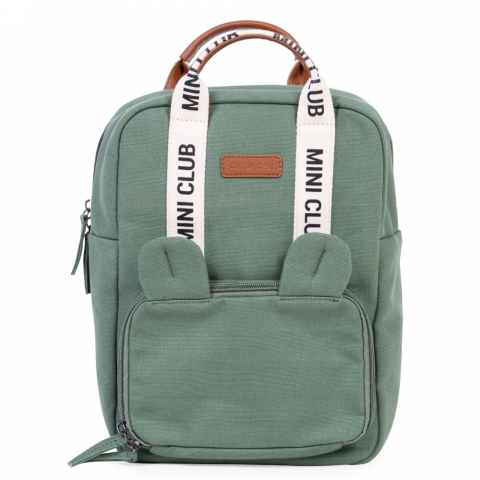 Transport si Relaxare - Rucsac pentru copii Childhome Mini Club Signature Verde