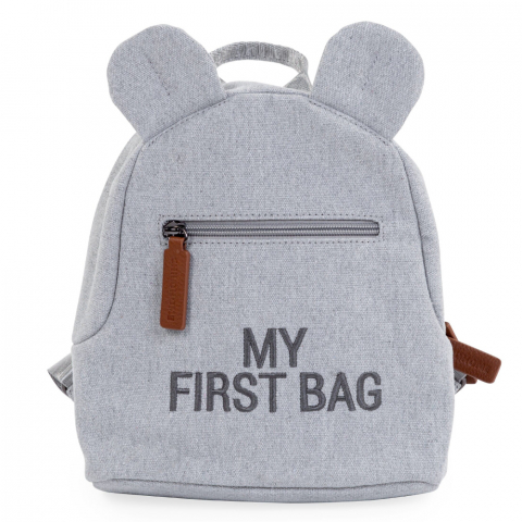 Transport si Relaxare - Rucsac pentru copii Childhome My First Bag Canvas Gri