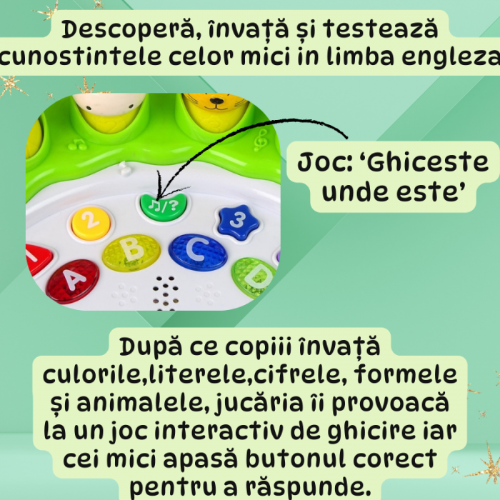 Jucărie Laptop Interactivă Educativă pentru Copii cu Sunete și Lumină [4]
